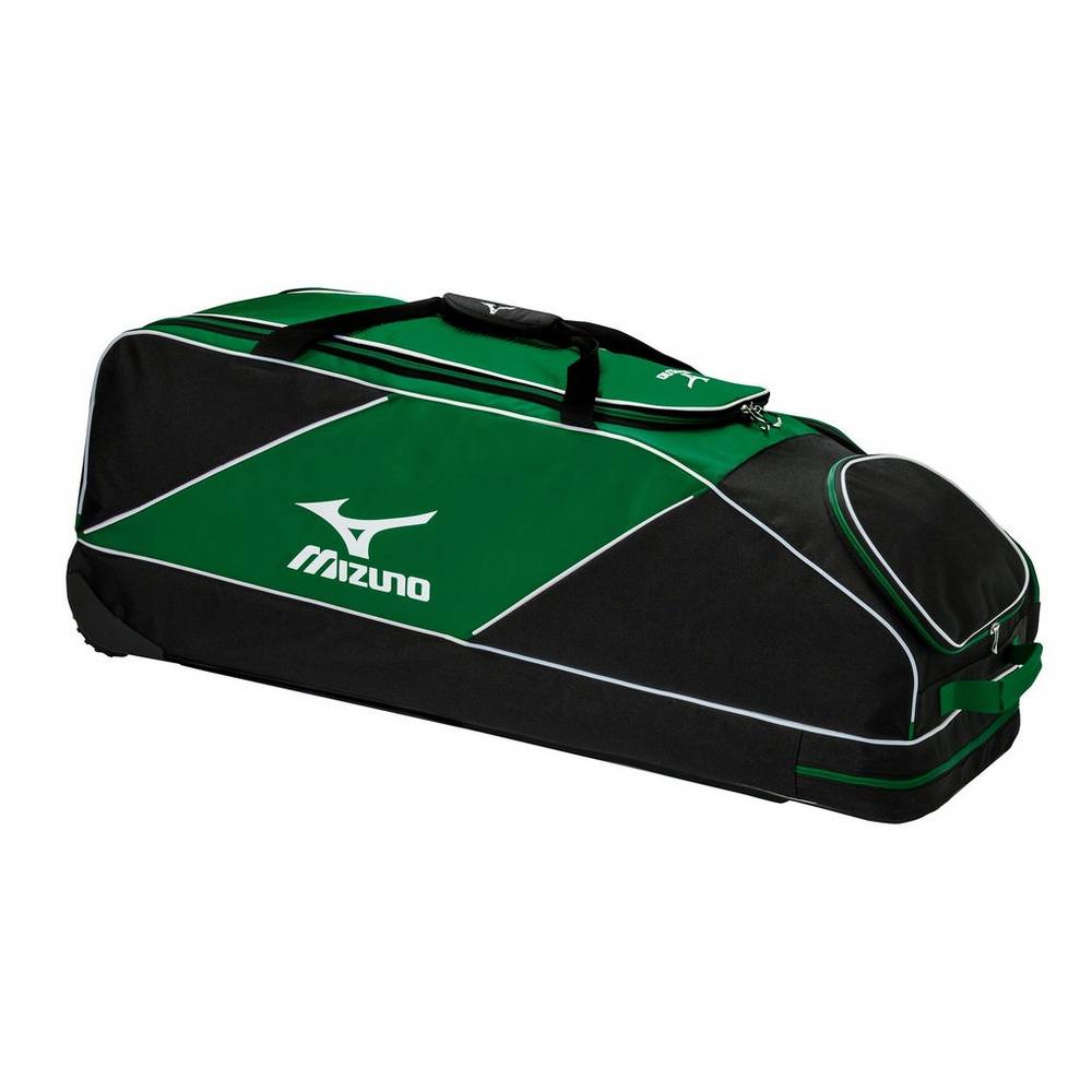 Mochila Mizuno Baseball Classic Wheel - Homem - Verdes/Pretas - TVZUX7856